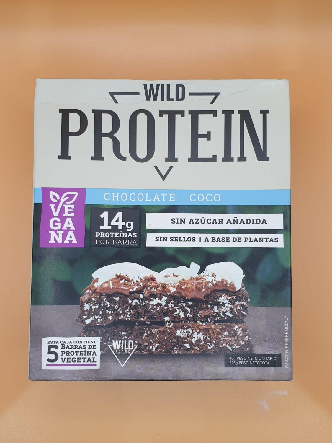 Barras De Proteínas Chocolate Coco Wild Minimarket Vegan Arica 5212